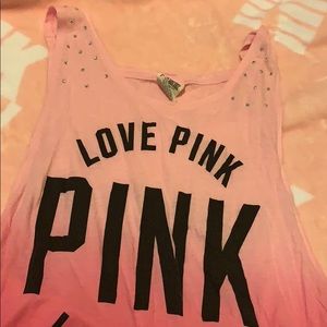 Vs pink tank top